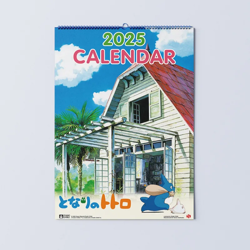 Maison Ghibli Totoro Calendar 2025 - English | Schedule Diaries And Calendars