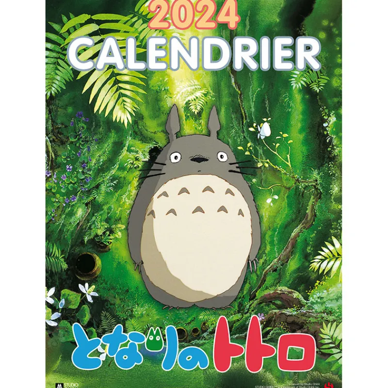 Maison Ghibli Totoro Calendar 2024 - FR | Schedule Diaries And Calendars