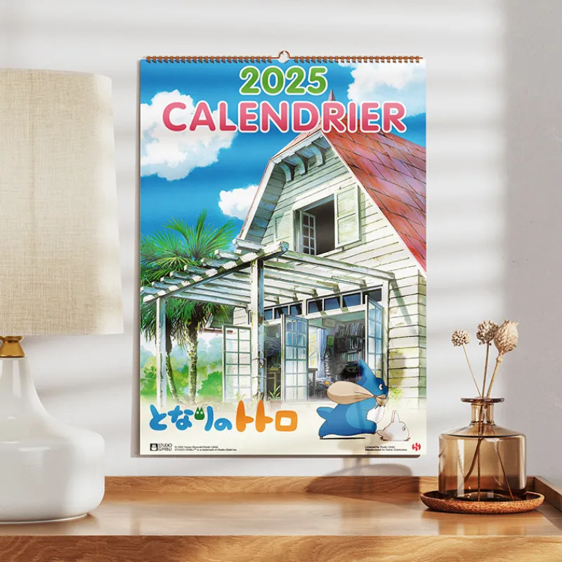 Maison Ghibli Totoro Calendar 2025 - FR | Schedule Diaries And Calendars