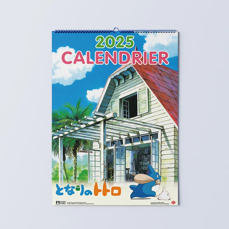 Maison Ghibli Totoro Calendar 2025 - FR | Schedule Diaries And Calendars
