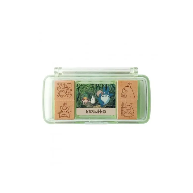 Maison Ghibli Totoro Mini Stamp Set Green - My Neighbor Totoro | Small Equipment