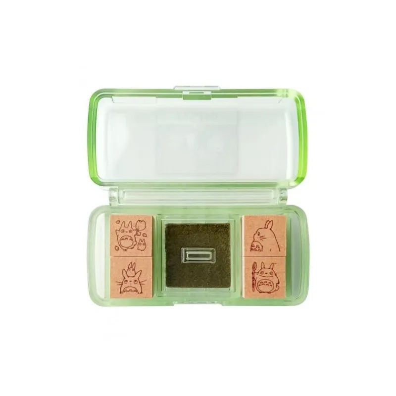 Maison Ghibli Totoro Mini Stamp Set Green - My Neighbor Totoro | Small Equipment