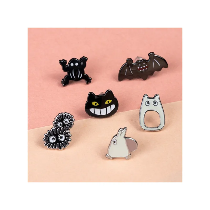Maison Ghibli Totoro opening Pierced Earrings set of 6 - My Neighbor Totoro | Jewellery