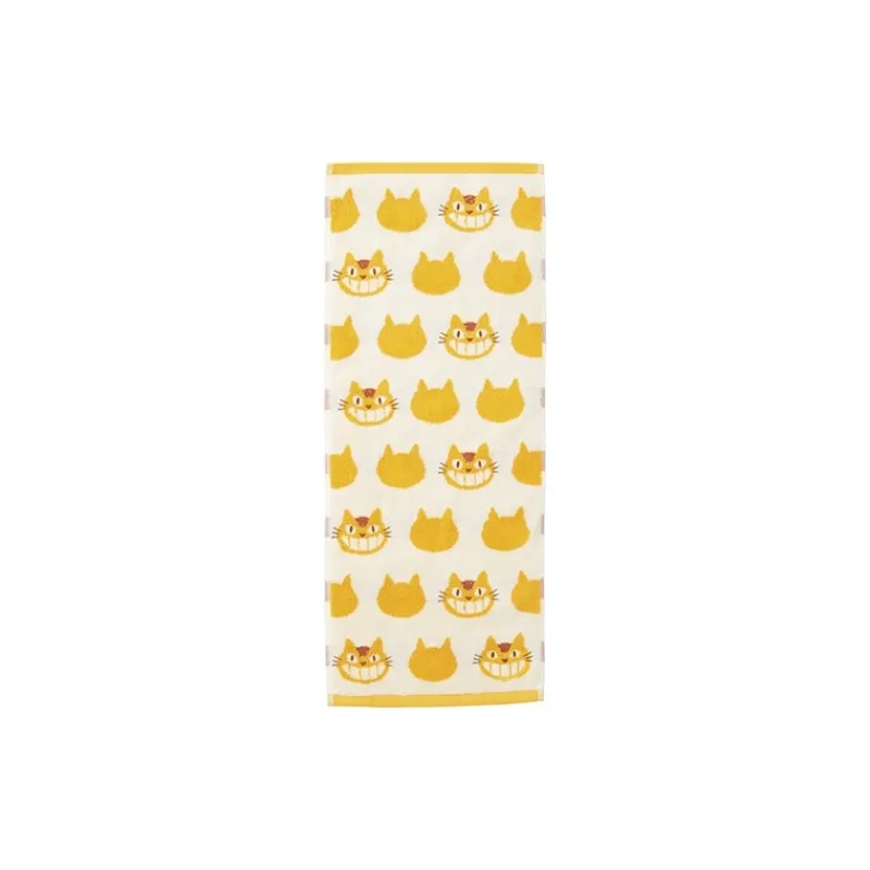 Maison Ghibli Towel Catbus Silhouette 33x80 cm - My Neighbour Totoro | Household Linen