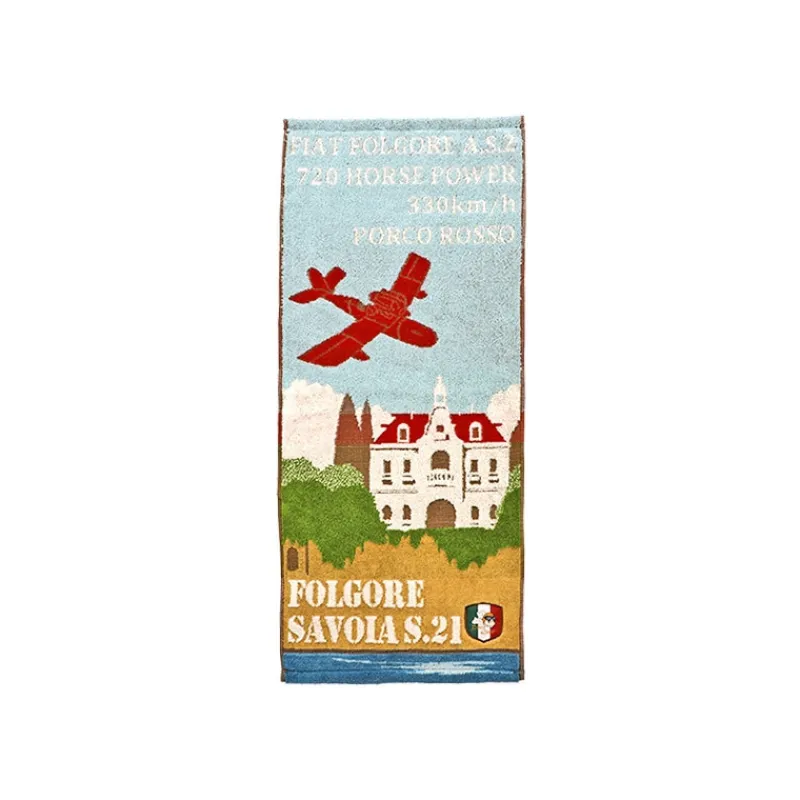 Maison Ghibli Towel Savoia S.21 34x80 cm - Porco Rosso | Household Linen