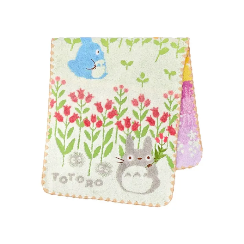 Maison Ghibli Towel Totoro Wild flowers 34x80 cm - My Neighbor Totoro | Household Linen