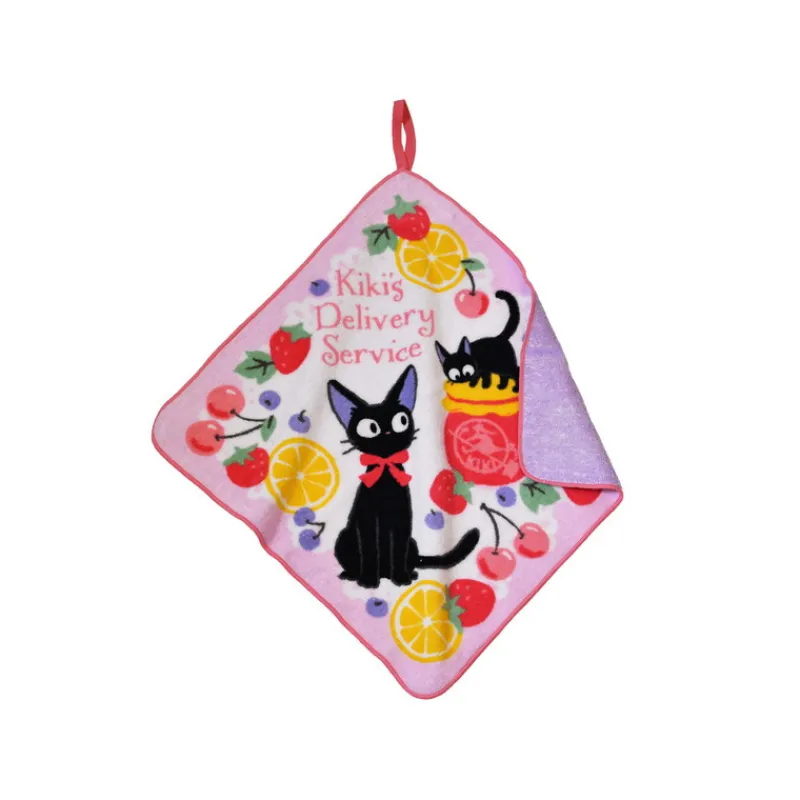 Maison Ghibli Towel with hanger Jiji Fruit jams - Kiki's Delivery Service | Household Linen