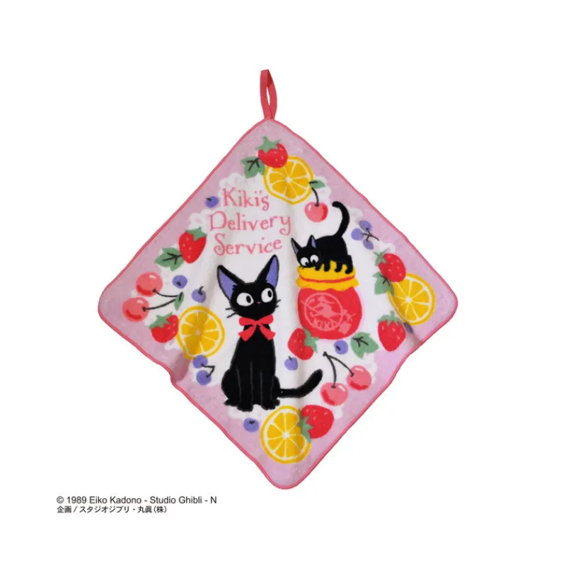 Maison Ghibli Towel with hanger Jiji Fruit jams - Kiki's Delivery Service | Household Linen