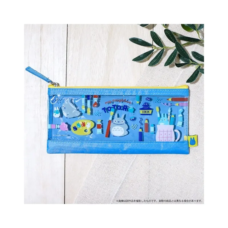 Maison Ghibli Transparent Pencase Blue - My Neighbor Totoro | Storage