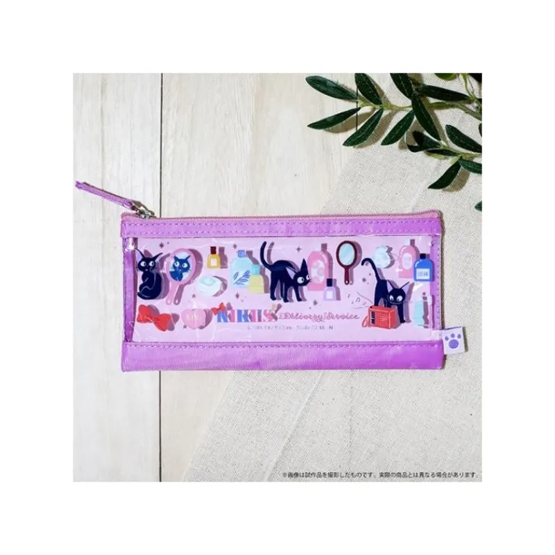 Maison Ghibli Transparent Pencase Purple - Kiki's Delivery Service | Storage