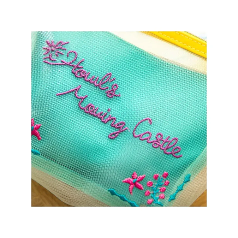 Maison Ghibli Transparent Pouch embroidered - Howl's Moving Castle | Accessories