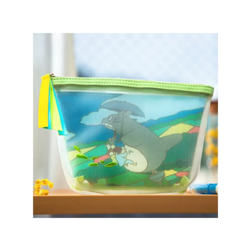 Maison Ghibli Transparent Pouch embroidered - My Neighbor Totoro | Accessories