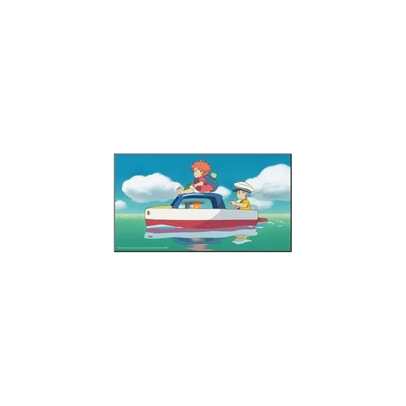 Maison Ghibli WOOD PANEL GHIBLI  02 - PONYO & SOSUKE | Wall Decoration