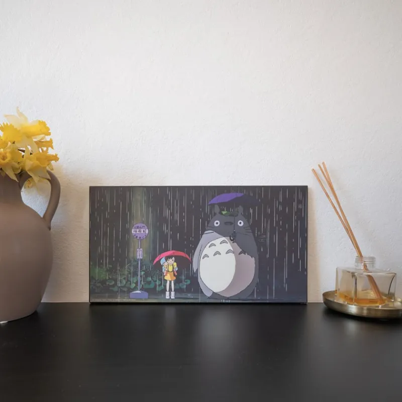 Maison Ghibli WOOD PANEL GHIBLI 07 - TOTORO BUS STOP | Wall Decoration