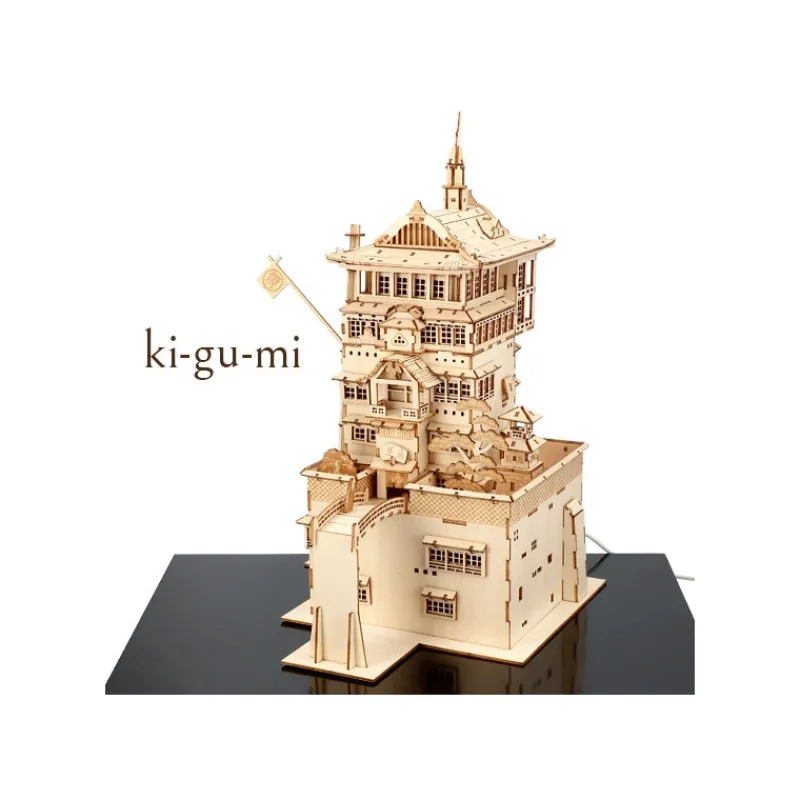 Maison Ghibli Wooden Craft Kit Kigumi Aburaya - Spirited Away | Arts And Crafts