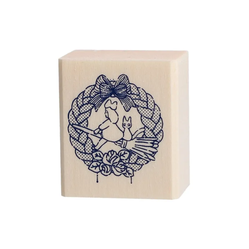 Maison Ghibli Wreath of bread Wood stamp - Kiki'S Delivery Service | Small Equipment