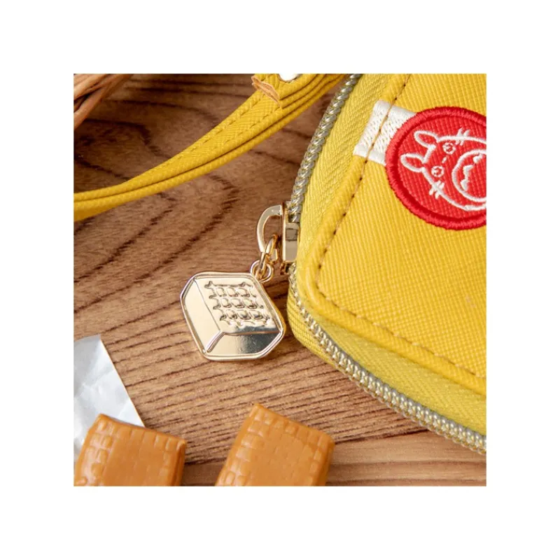 Maison Ghibli Yellow Purse Totoro & patches - My Neighbor Totoro | Accessories