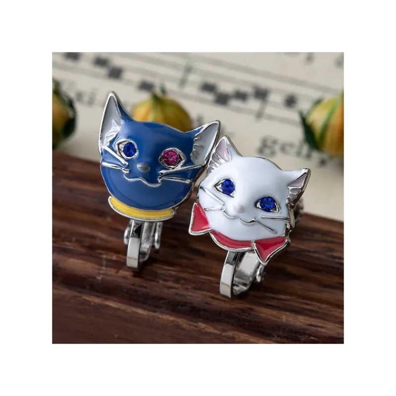 Maison Ghibli Yuki & Moon Clip Earrings - The Cat Returns | Jewellery